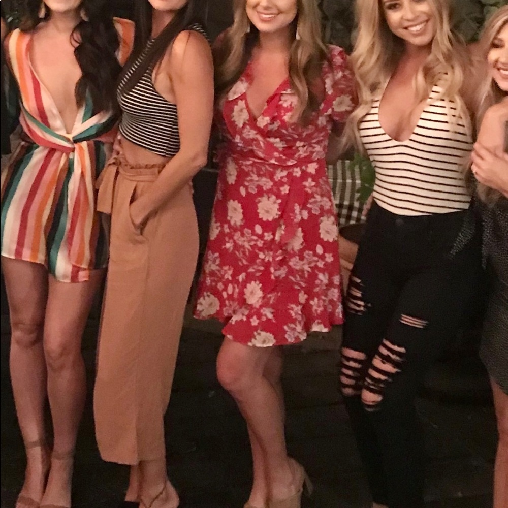 Lush floral wrap dress - worn once